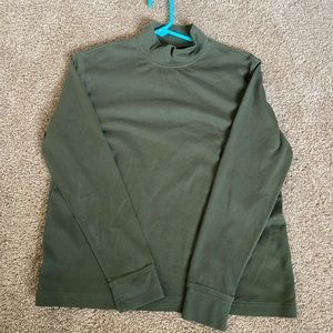 Land’s End Olive Green Turtleneck